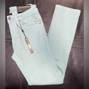Six Lincoln New York Women's Light Green Jeans NWT